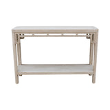 Lilys Peking Ming Arch Console Table Small Weathered Whitewash 9012-S