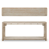 Lilys Peking Ming Arch Console Table Large Weathered Whitewash 9012-L