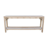 Lilys Peking Ming Arch Console Table Large Weathered Whitewash 9012-L