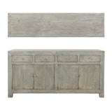 Lilys Capri 4 Drawers Buffet Weathered Gray Wash-14.3% Discount 9013-GY