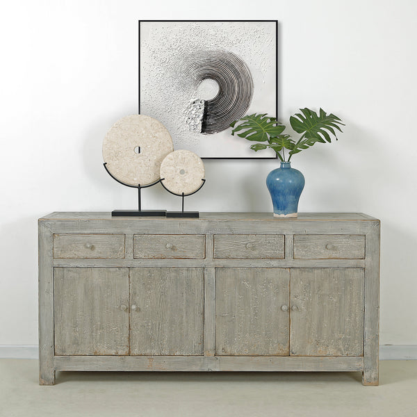 Lilys Capri 4 Drawers Buffet Weathered Gray Wash-14.3% Discount 9013-GY