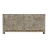 Lilys Capri 4 Drawers Buffet Weathered Gray Wash-14.3% Discount 9013-GY