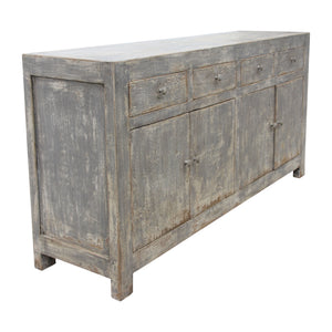 Lilys Capri 4 Drawers Buffet Weathered Gray Wash-14.3% Discount 9013-GY