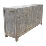 Lilys Capri 4 Drawers Buffet Weathered Gray Wash-14.3% Discount 9013-GY