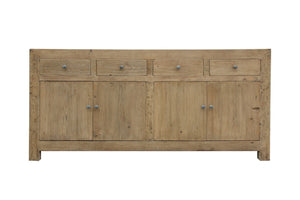 Lilys Capri 4 Drawers Buffet Weathered Natural Pinewood 9013-NA