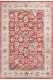 Unique Loom Noble Alexander Machine Made Floral Rug Red, Blue/Gray/Ivory/Olive/Puce/Beige 5' 1" x 7' 10"