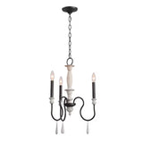 Brownell 17'' Wide 3-Light Chandelier - Anvil Iron 90200/3 Elk Lighting