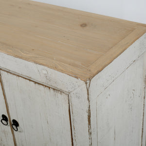 Lilys Amalfi Two Tones Shandong Buffet 3 Draw 4 Dr Distressed White 90200010