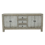 Lilys Amalfi Two Tones Shandong Buffet 3 Draw 4 Dr Distressed White 90200010