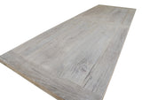 Lilys Amalfi 9' Long Dining Table Weathered Natural Pinewood 110X40X31H 9022L-NA