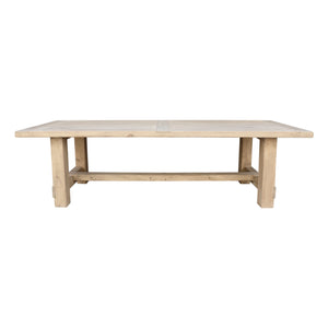 Lilys Amalfi 7'  Long Dining Table Weathered Natural 9022S-NA