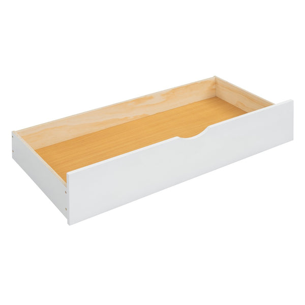 English Elm Queen Size Platform Bed With Twin Xl Trundle, 2 Storage Drawers, Elegant Design For Space-Saving N820S00025K-GIGA