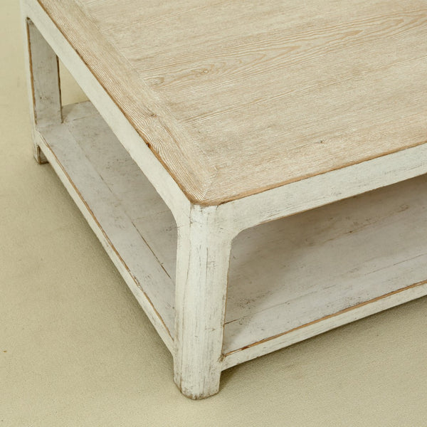 Lilys Peking Ming Coffee Table With Round Leg Antique Off White Small 9026-S