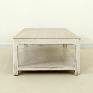 Lilys Peking Ming Coffee Table With Round Leg Antique Off White Small 9026-S