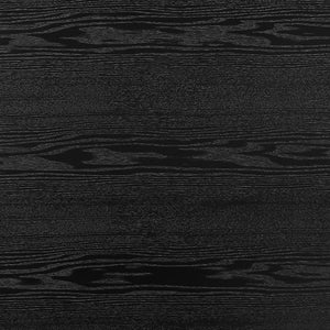 EuroStyle Astrid Mid-Century Tulip Dining Table with Lacquered Top for Small Spaces Black/Matte Black 90264BLK-KIT