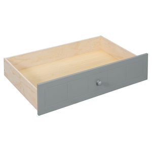 English Elm Twin Canopy Daybed with Pull Out Trundle Pinewood Frame for Kids or Guest Rooms N708P373435E