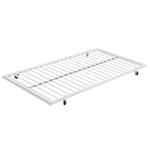 English Elm Twin Over Full Steel Bunk Bed with Dual Ladders Guardrail and Under Bed Storage W311133416