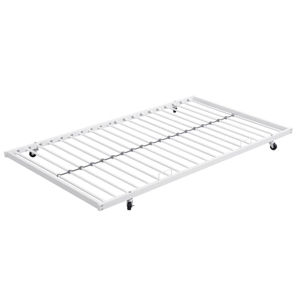 English Elm Twin Over Full Steel Bunk Bed with Dual Ladders Guardrail and Under Bed Storage W311133416