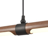 Wyatt 40.5'' Wide Integrated LED Linear Chandelier - Matte Black 90280/1 Elk Lighting