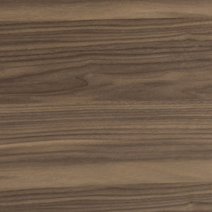 Astrid Elegant Round Coffee Table with Walnut Veneer Top and Stylish Matte Black Tulip Base