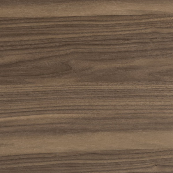 Astrid Elegant Round Coffee Table with Walnut Veneer Top and Stylish Matte Black Tulip Base