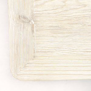 Lilys Ming Arch Square Coffee Table Weathered White Wash 39X39 9029-4