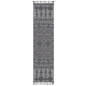 English Elm Loom & Luxe 2X8 Traditional Area Rug In White/Gray - Stylish, Durable, Kid & Pet Friendly Design B335P289615