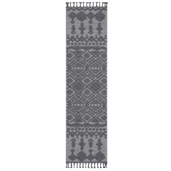 English Elm Loom & Luxe 2X8 Traditional Area Rug In White/Gray - Stylish, Durable, Kid & Pet Friendly Design B335P289615