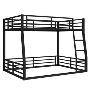 English Elm Metal Full Xl Over Queen Bunk Bed - Space-Saving Design For Teens & Adults, Durable, Noise-Free, No Box Spring! W1580S00141