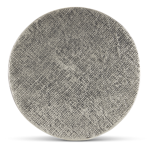 Kabeen Silver Accent Table - Handcrafted Antique Aluminum Design, Textured Industrial Elegance