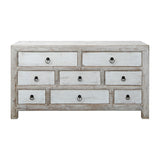 Lilys Amalfi Two Tones Chest Of  Drawers Antique Off White 63X18X35 9031-W