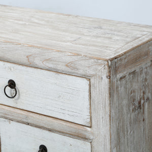 Lilys Amalfi Two Tones Chest Of  Drawers Antique Off White 63X18X35 9031-W