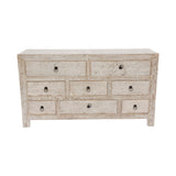 Lilys Amalfi Two Tones Chest Of  Drawers Antique Off White 63X18X35 9031-W