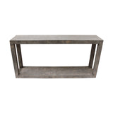 Lilys 67" Peking Grand Framed Console Table  Antique Gray 9032-GY