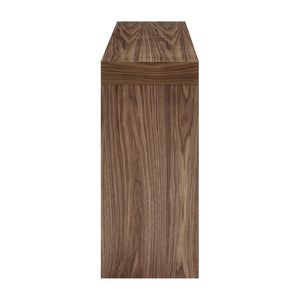 Eurostyle Donald Console Table In Walnut - Stylish Design With Hidden Drawer For Functional Elegance Walnut American Walnut 90346-wal