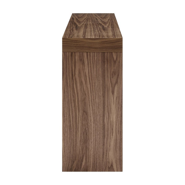 Eurostyle Donald Console Table In Walnut - Stylish Design With Hidden Drawer For Functional Elegance Walnut American Walnut 90346-wal