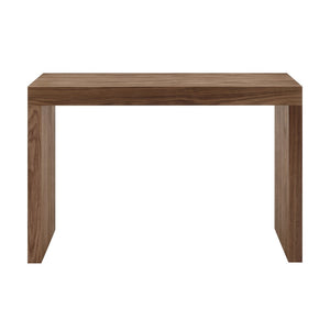 Eurostyle Donald Console Table In Walnut - Stylish Design With Hidden Drawer For Functional Elegance Walnut American Walnut 90346-wal