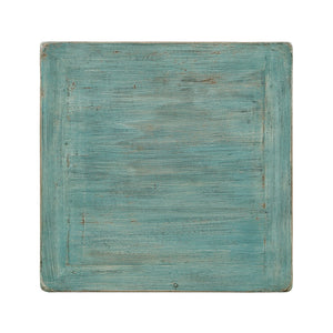 Lilys Peking Side Table One Drawer Weathered Soft  Aqua Wash 90350600
