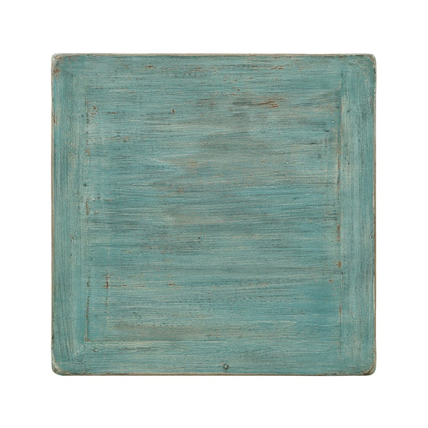 Lilys Peking Side Table One Drawer Weathered Soft  Aqua Wash 90350600
