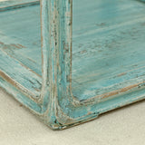 Lilys Peking Side Table One Drawer Weathered Soft  Aqua Wash 90350600