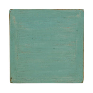 Lilys Peking Side Table One Drawer Weathered Turquoise 9035-TQ