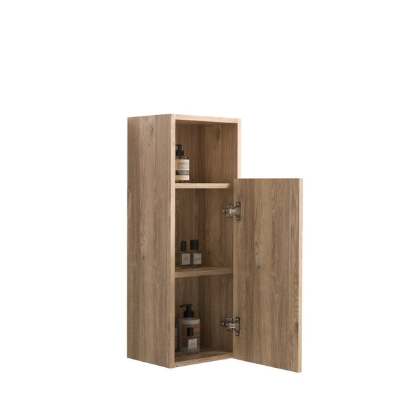 English Elm Cc1014s112310 Floating Wall Cabinet Slim Wood Grain Push Open Bathroom Storage W1865P444263