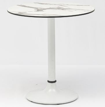 EuroStyle Jannie 30" Bistro Table White 90409WHT-KIT