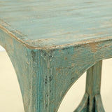 Lilys Peking Ming Side Table Weathered Soft Aqua Wash 9041