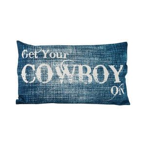 Get Your Cowboy On 20x12 Pillow 904301 Elk Home