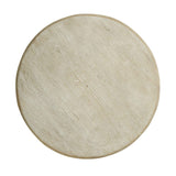 Lilys Elm Round Stool Weathered White Wash 90450110