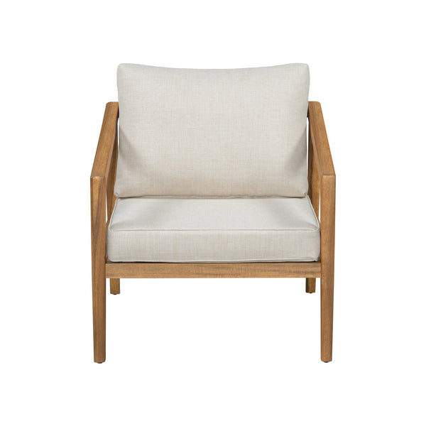 English Elm Christopher Knight Home® - Westin Elegant Acacia Wood Club Chair Set Of 2 With Removable Cushions For Stylish Outdoor Comfort N775P239512N