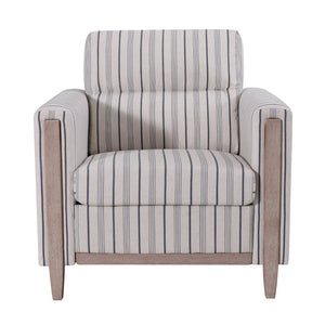 English Elm 1 Seater Pu Leather Accent Sofa with Pocket Spring Cushion for Living Room W680P409325
