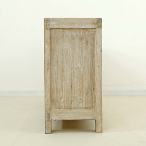 Lilys 67" Two Tones Buffet 4 Door Distressed Off White 9051-W