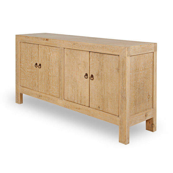 Lilys 67" Capri 4 Door Sideboard Weathered Natural 9051-NA